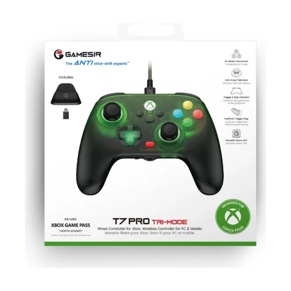 GameSir T7 Pro Retro Green Wired for XBOX & Wireless for PC/Mobile